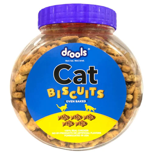 Drools Oven Baked Cat Biscuits Jar, 400g