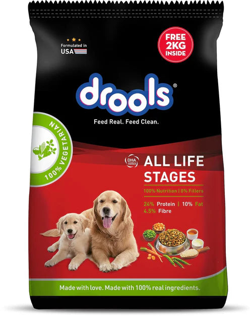 Drools 100% Vegetarian Puppy & Adult Dog Dry Food