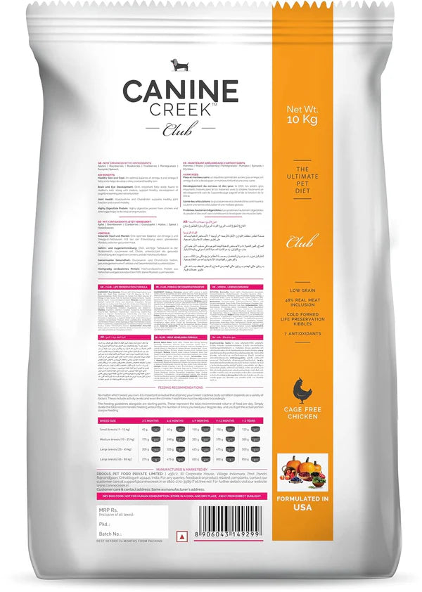 Canine Creek Club Dog Food for All Life Stages – Ultra Premium