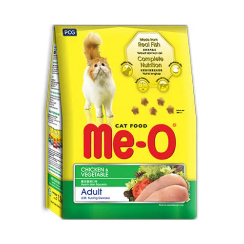 Me-O Adult Dry Cat Food Chicken & Vegetables