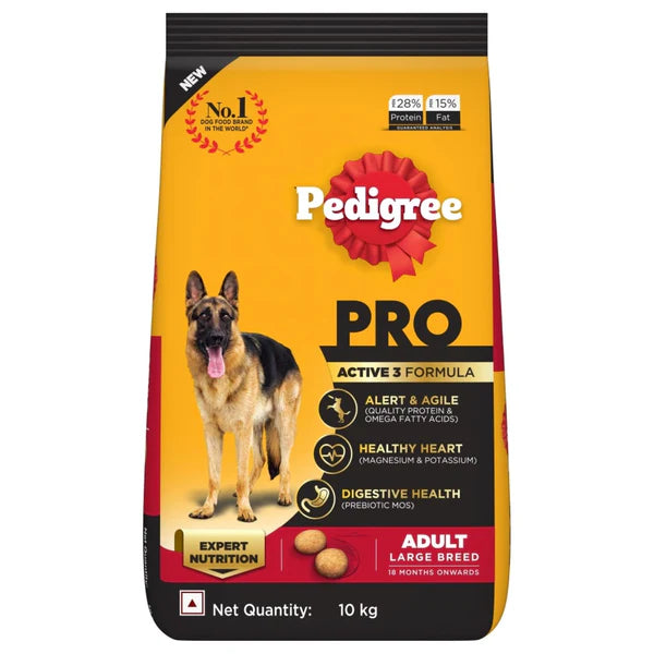 Pedigree PRO Expert Nutrition Active Adult Large Breed Dry Food – 18 Months Onwards