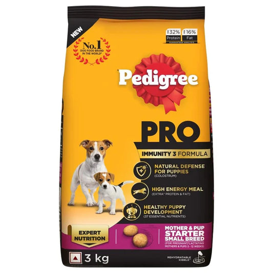 Pedigree PRO Small Breed Starter Dry Food for Pregnant & Lactating Dogs — 3 to 12 Weeks