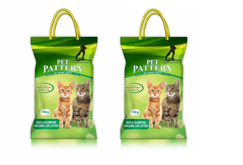 Pet Pattern Smart Bentonite White Cat Litter, 20kg